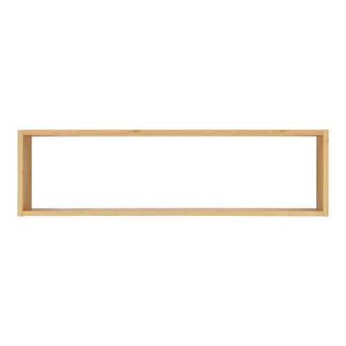 Raft de perete Ember, bambus 70x15x19.5cm