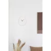 Ceas de perete Viena, organic, alb