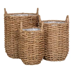 Coșuri Hue, Iarbă de mare naturală, Set de 3