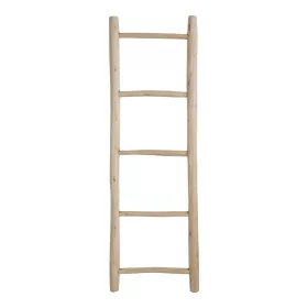 Scară decorativă din tec, naturală, 5 x 50 x 150 cm