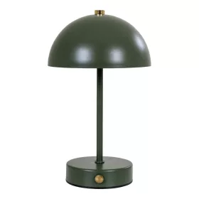 Lampă de masă, încărcabilă, verde, 15 x 15 x 25 cm