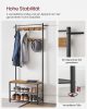 vasagle-mobilier-hol-cu-rafturi-umerase-suport-pentru-pantofi-si-scaun-nuc-rustic