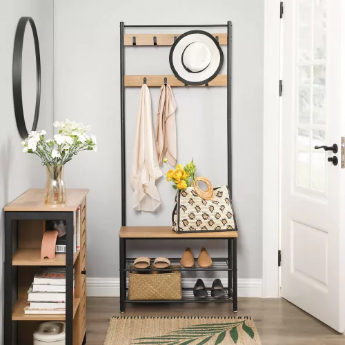 vasagle-mobilier-hol-cu-rafturi-umerase-suport-pentru-pantofi-si-scaun-mango-175x70x32cm