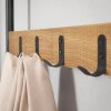 vasagle-mobilier-hol-cu-rafturi-umerase-suport-pentru-pantofi-si-scaun-mango-175x70x32cm