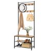 vasagle-mobilier-hol-cu-rafturi-umerase-suport-pentru-pantofi-si-scaun-mango-175x70x32cm