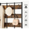 vasagle-mobilier-hol-cu-rafturi-umerase-suport-pentru-pantofi-si-scaun-maro-rustic