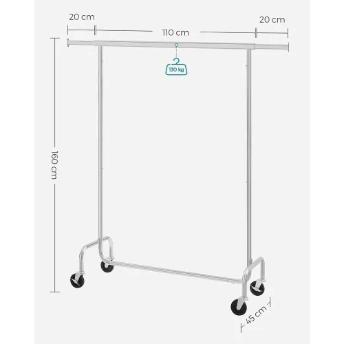 songmics-suport-pentru-haine-pe-roti-argintiu-110150x45x160cm