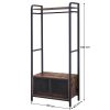 vasagle-suport-deschis-pentru-depozitare-haine-rustic-maro-si-negru-80x40x180cm