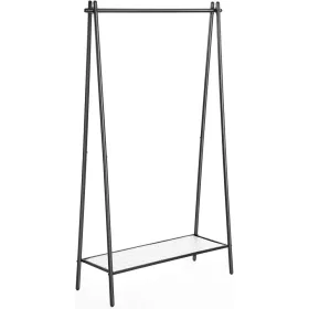 songmics-suport-pentru-haine-cu-raft-inferior-negru-92x33x153cm