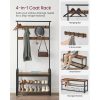 vasagle-mobilier-hol-cu-rafturi-umerase-suport-pentru-pantofi-si-scaun-maro-rustic-1