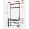 vasagle-mobilier-hol-cu-rafturi-umerase-suport-pentru-pantofi-si-scaun-maro-rustic-1