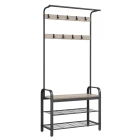 vasagle-mobilier-hol-cu-rafturi-umerase-suport-pentru-pantofi-si-scaun-greige-183x84x30cm