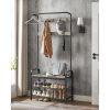 vasagle-mobilier-hol-cu-rafturi-umerase-suport-pentru-pantofi-si-scaun-greige-183x84x30cm