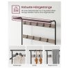 vasagle-mobilier-hol-cu-rafturi-umerase-suport-pentru-pantofi-si-scaun-greige-183x84x30cm