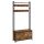 vasagle-mobilier-hol-cu-rafturi-umerase-dulap-de-pantofi-maro-rustic-85x30x180cm