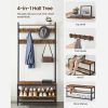 vasagle-mobilier-hol-cu-rafturi-umerase-dulap-de-pantofi-maro-rustic-85x30x180cm