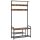 vasagle-mobilier-hol-cu-rafturi-umerase-suport-pentru-pantofi-si-scaun-maro-rustic-2