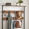 vasagle-mobilier-hol-cu-rafturi-umerase-suport-pentru-pantofi-si-scaun-maro-rustic-2