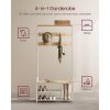 vasagle-mobilier-hol-cu-rafturi-umerase-suport-pentru-pantofi-si-scaun-stejar-si-alb-1