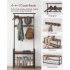 vasagle-mobilier-hol-cu-rafturi-umerase-suport-pentru-pantofi-si-scaun-maro-rustic-3