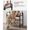 vasagle-mobilier-hol-cu-rafturi-umerase-suport-pentru-pantofi-si-scaun-maro-rustic-3