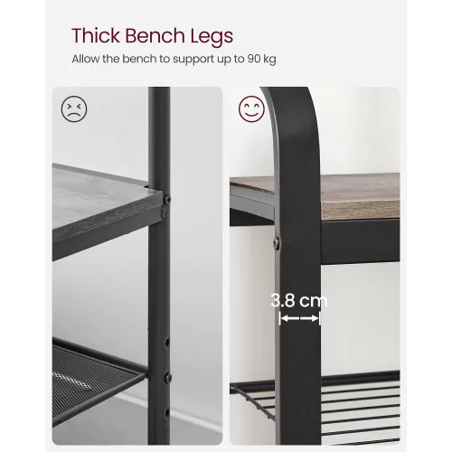 vasagle-mobilier-hol-cu-rafturi-umerase-suport-pentru-pantofi-si-scaun-greige-183x72x33cm