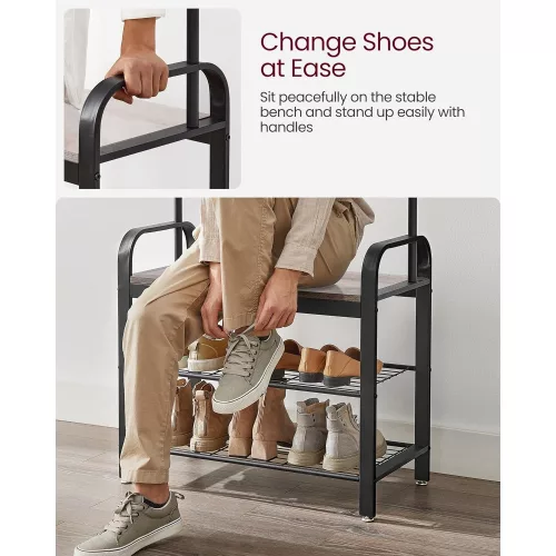 vasagle-mobilier-hol-cu-rafturi-umerase-suport-pentru-pantofi-si-scaun-greige-183x72x33cm