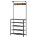 vasagle-mobilier-hol-cu-umerasecu-raft-depozitare-pantofi-4-nivele-maro-rustic-6832182cm