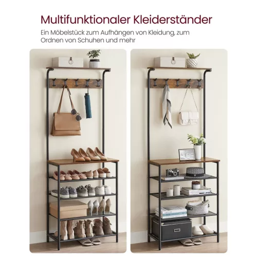 vasagle-mobilier-hol-cu-umerasecu-raft-depozitare-pantofi-4-nivele-maro-rustic-6832182cm
