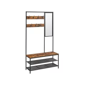 vasagle-mobilier-hol-cu-umerase-bancheta-depozitare-pantofi-oglinda-maro-rustic-9835180cm