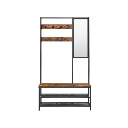 vasagle-mobilier-hol-cu-umerase-bancheta-depozitare-pantofi-oglinda-maro-rustic-9835180cm