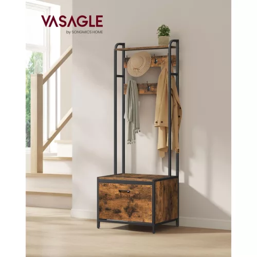 vasagle-mobilier-hol-cu-bancheta-si-umerase-dulap-de-pantofi-maro-rustic-6540170cm