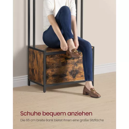 vasagle-mobilier-hol-cu-bancheta-si-umerase-dulap-de-pantofi-maro-rustic-6540170cm