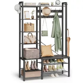 vasagle-mobilier-hol-si-depozitare-haine-cu-umerase-rafturi-gri-piatra-si-negru