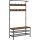 vasagle-mobilier-hol-cu-rafturi-umerasecu-suport-pentru-pantofi-si-scaun-maro-rustic-2