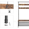 vasagle-mobilier-hol-cu-rafturi-umerasecu-suport-pentru-pantofi-si-scaun-maro-rustic-2