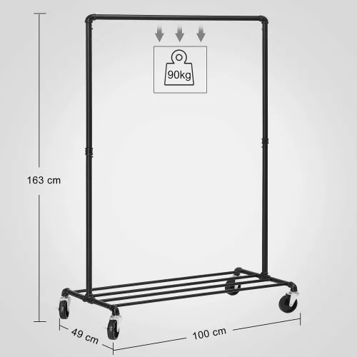 songmics-suport-pentru-haine-pe-roti-negru-100x49x163cm