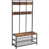 vasagle-mobilier-hol-cu-rafturi-umerasecu-suport-pentru-pantofi-si-scaun-maro-rustic-3