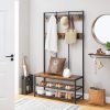 vasagle-mobilier-hol-cu-rafturi-umerasecu-suport-pentru-pantofi-si-scaun-maro-rustic-3