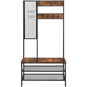 vasagle-mobilier-hol-cu-rafturi-umerasecu-suport-pentru-pantofi-si-scaun-maro-rustic-4