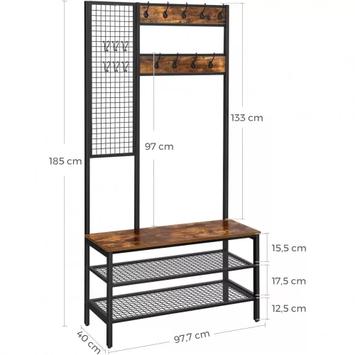 vasagle-mobilier-hol-cu-rafturi-umerasecu-suport-pentru-pantofi-si-scaun-maro-rustic-4