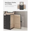 songmics-cutie-de-bijuterii-cu-5-sertare-si-oglinda-neagra-26x15x32cm