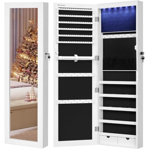 songmics-dulap-de-bijuterii-in-picioare-cu-oglinda-si-rafturi-cu-incuietor-alb-120x10x36cm