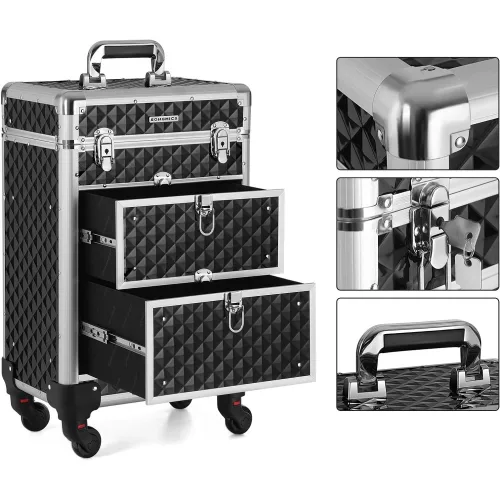 songmics-geanta-de-machiaj-de-depozitare-cosmetice-rulanta-neagra-34x25x57cm