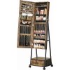 songmics-dulap-de-bijuterii-in-picioare-cu-oglinda-si-rafturi-cu-incuietoare-maro-rustic