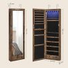 songmics-dulap-de-bijuterii-de-perete-cu-incuietoare-oglinda-maro-120x10x36cm