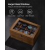 songmics-cutie-ceas-din-lemn-cu-8-compartimente-capac-din-sticla-maro-27x20x13cm