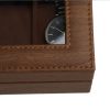 songmics-cutie-de-ceas-din-lemn-cu-6-compartimente-capac-din-sticla-maro-30x11x8cm