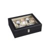 songmics-cutie-de-ceas-din-lemn-cu-10-compartimente-capac-din-sticla-invelis-negru