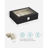 songmics-cutie-de-ceas-din-lemn-cu-10-compartimente-capac-din-sticla-invelis-negru